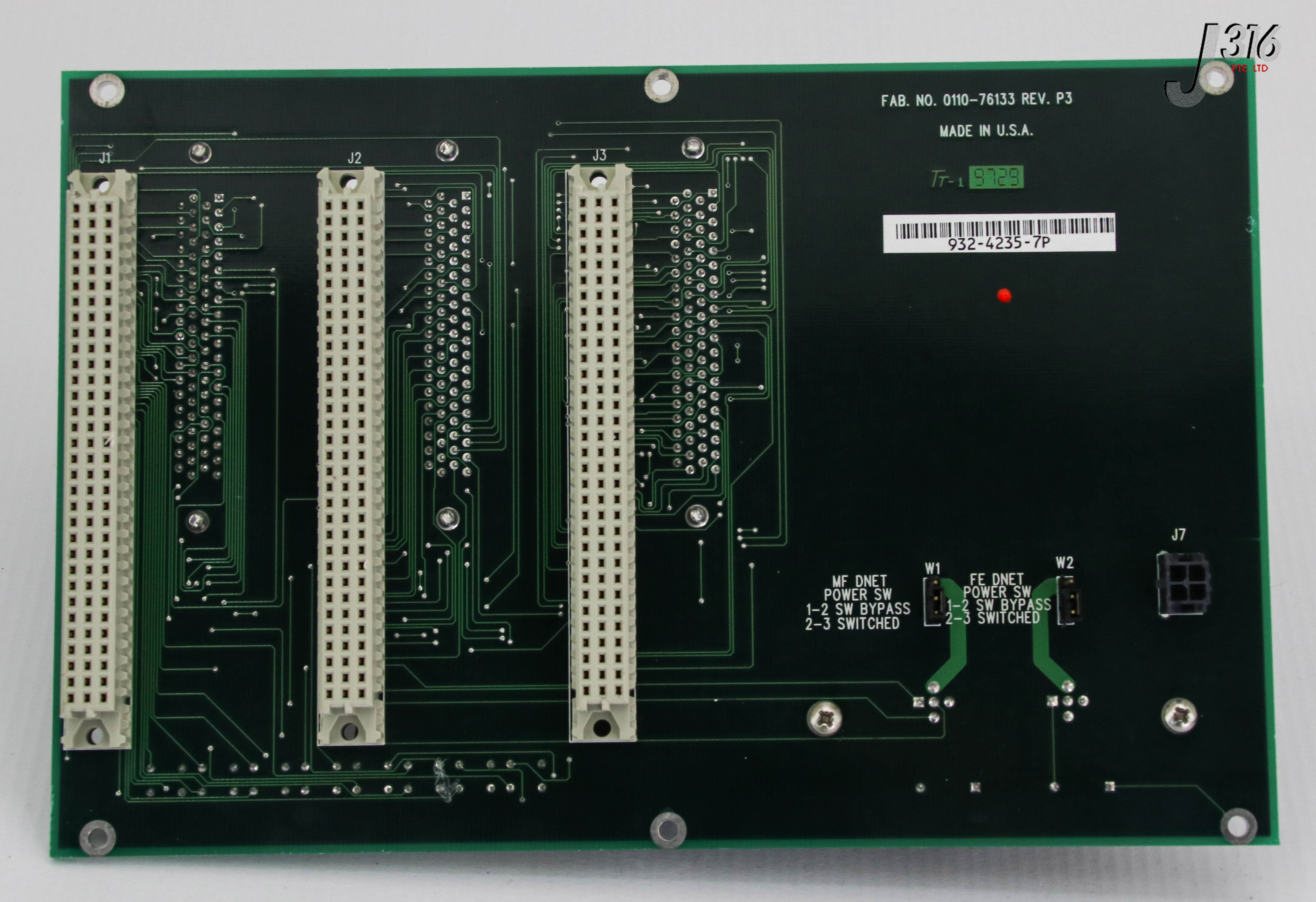 15947 APPLIED MATERIALS PCB ASSY MAINFRAME STATUS BACKPLANE 0100